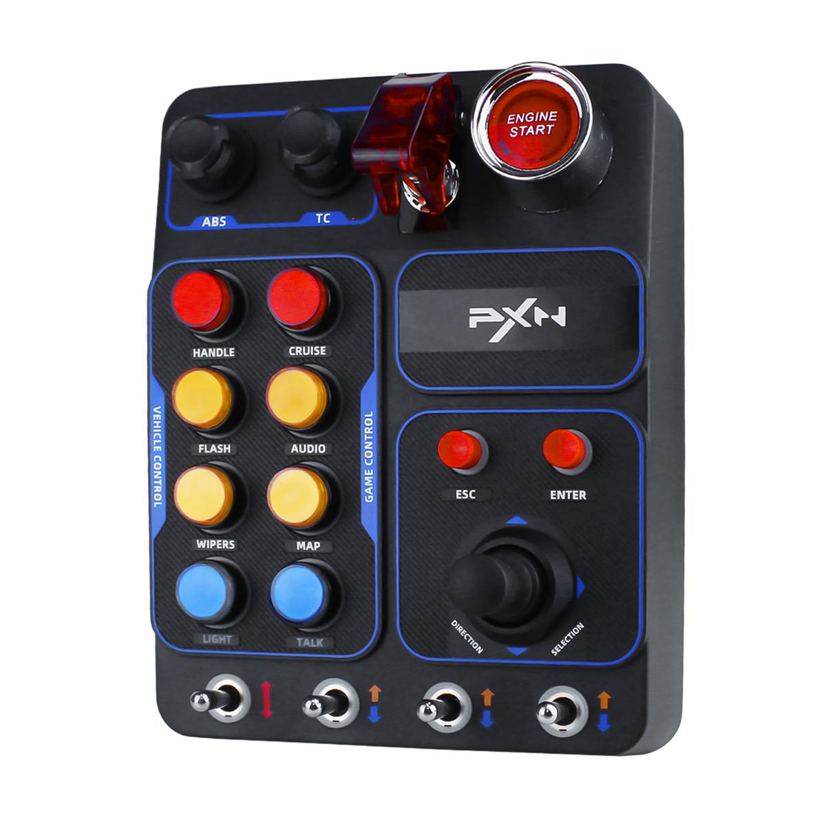 Painel Controle PXN CB1 Simulador Corrida Plug and Play RGB - PXN