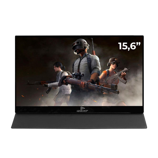 Monitor Portátil Touch 15,6’’ Full HD Grasep IPS USB-C/ Mini HDMI Ultraleve para Notebook Celular - D-TELA3