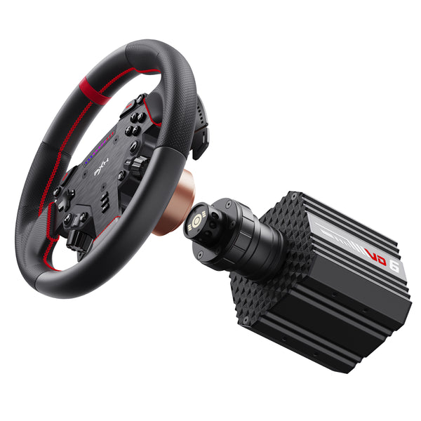 Kit Simulador de Corrida PXN VD6 Direct Drive 6Nm + Volante WAS + Pedais Acelerador e Freio