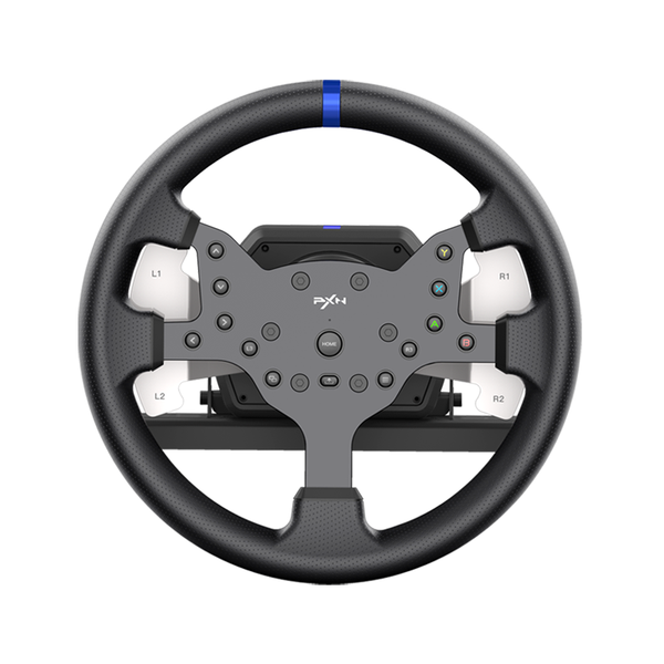 Kit Simulador de Corrida PXN V99 Base Force Feedback 3Nm + Volante + Câmbio 6 Marchas + Pedais Acelerador, Freio e Embreagem