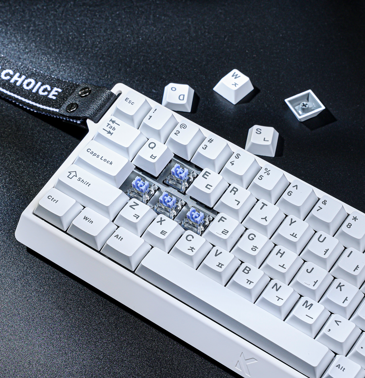 Teclado Gamer MCHOSE Ace 68 Preto Topographic Hall Effect 65% Iluminação RGB — slide 5