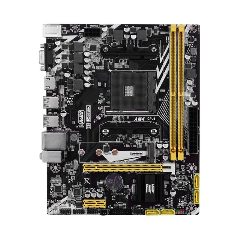 Placa Mãe AMD A520 AM4 Ryzen DDR4 Revenger HDMI M.2 USB 3.0 Micro-ATX - KP-A520