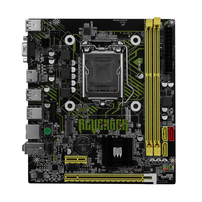 Placa Mãe LGA1150 Chipset LAN 100 Intel H81 Knup 16GB USB 3.0 - KP-H81