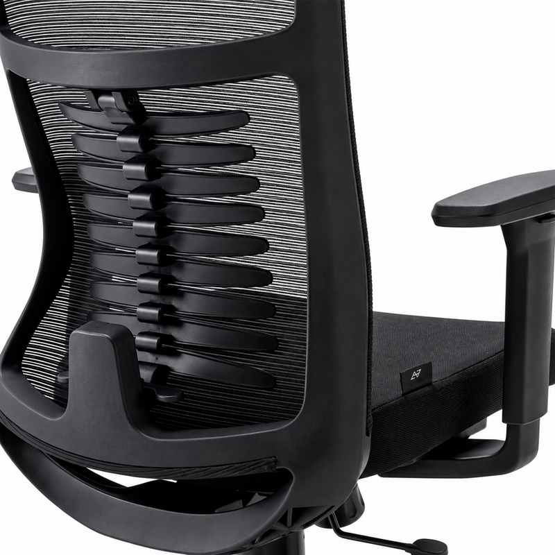 Cadeira Elements Vertta Preta Ergonômica Premium para Home Office e Escritório - ELEM-70048