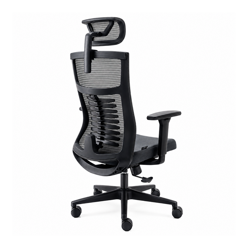 Cadeira Elements Vertta Preta Ergonômica Premium para Home Office e Escritório - ELEM-70048