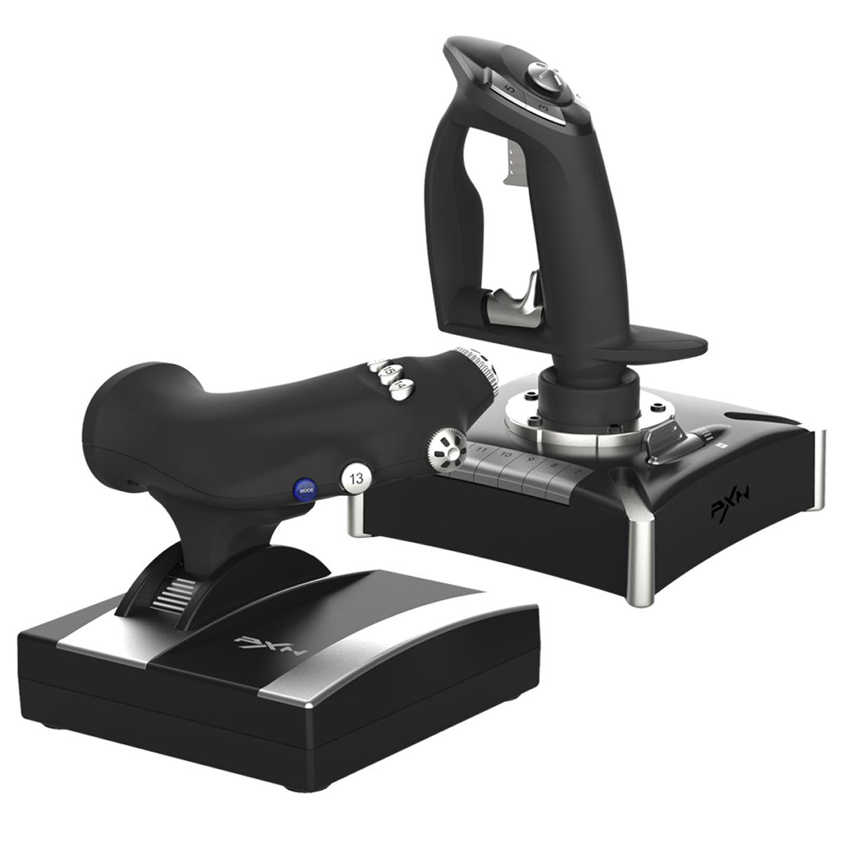 Controle Gamer Flight Stick Joystick PXN-2119PRO Acelerador Simulador de Voo Ergonômico