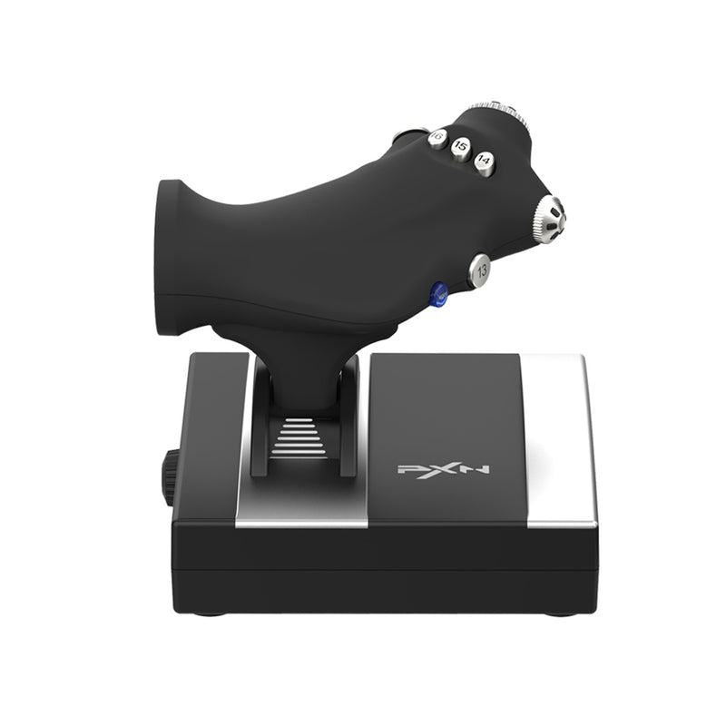 Controle Gamer Flight Stick Joystick PXN-2119PRO Acelerador Simulador de Voo Ergonômico