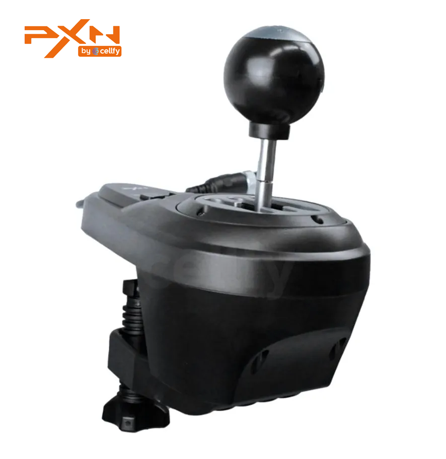 Kit Simulador de Corrida PXN V10 Force Feedback + Câmbio + Pedais Acelerador, Freio e Embreagem