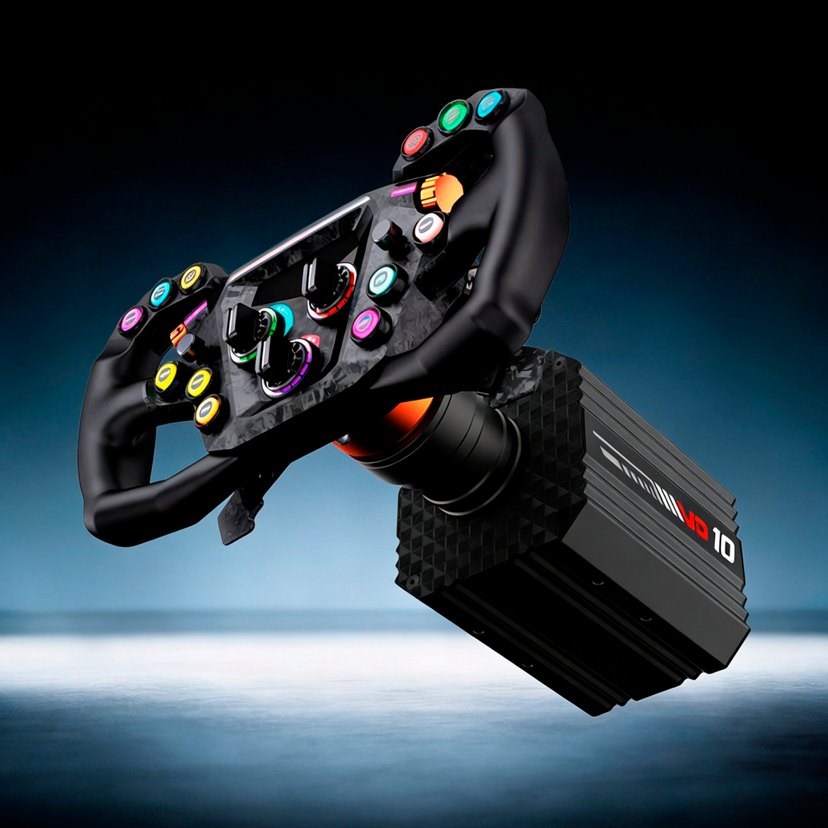 Kit Simulador de Corrida PXN VD10 10NM + Volante GT One 12 Botões RGB - KIT-PXN-VD10-WGTL-GT-ONE — slide 1