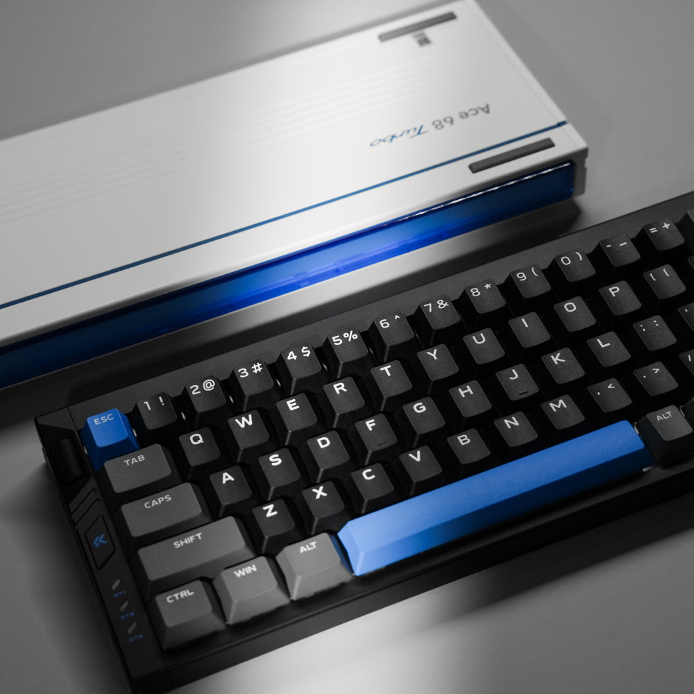 Teclado Gamer MCHOSE Ace 68 Turbo Branco Hall Effect 65% Light Bar Dinâmico — slide 5