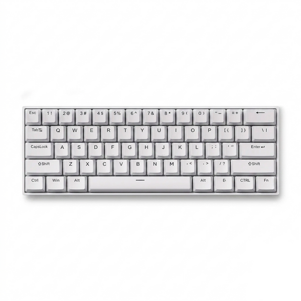 Teclado Gamer MCHOSE Ace 60 Pro Branco Hall Effect Switch Black Uranus Iluminação RGB