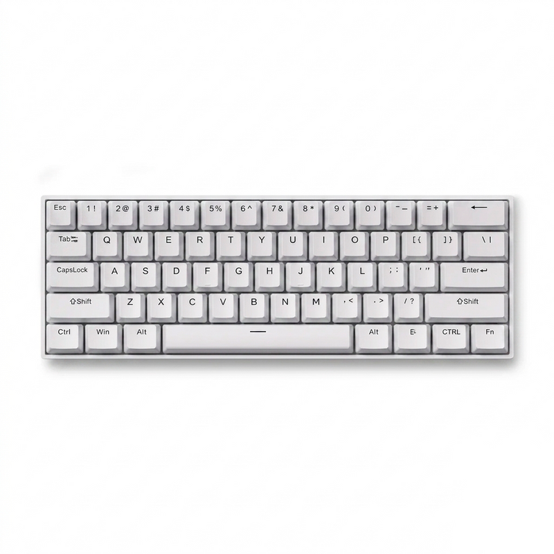 Teclado Gamer MCHOSE Ace 60 Pro Branco Hall Effect Switch Black Uranus Iluminação RGB