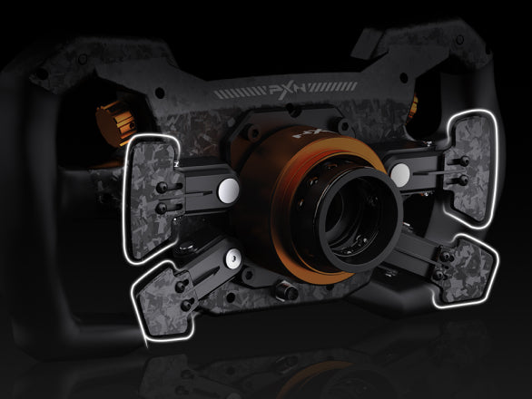 4 Paddle Shifters de Fibra de Carbono