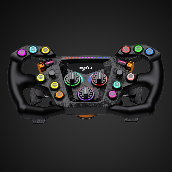 Volante Gamer PXN GT One Alta Performance para Simuladores Iluminação RGB - PXN-WGTL-GT-ONE — slide 5