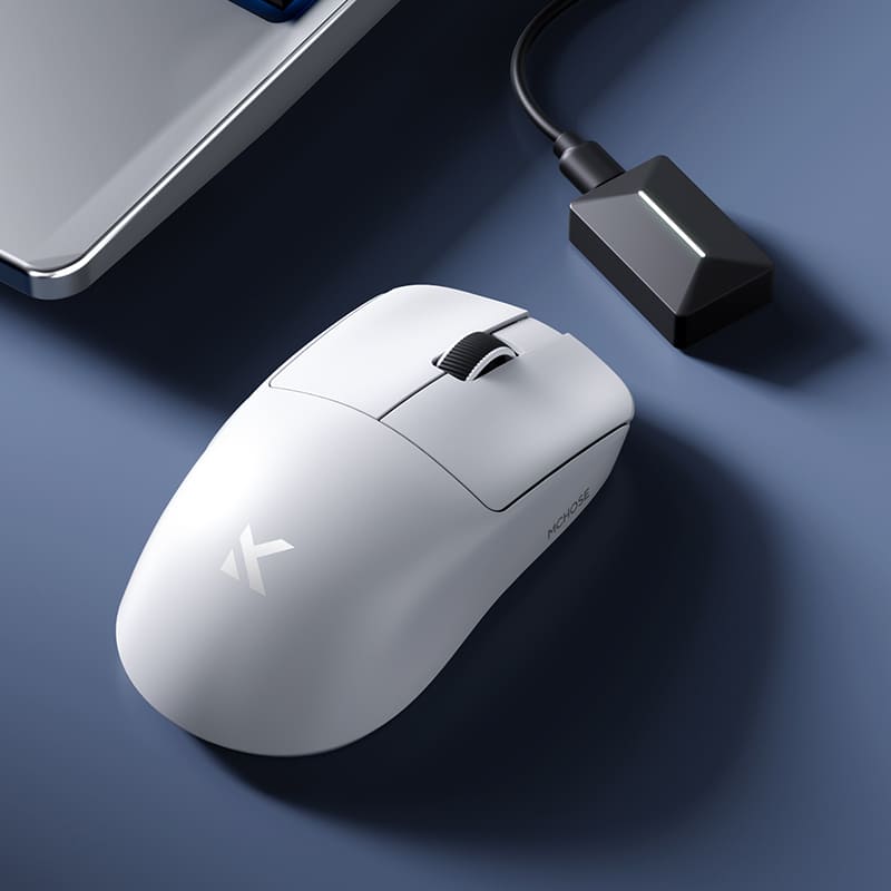 Mouse Gamer MCHOSE L7 Pro Preto Sensor PAW3395 26000 DPI Tri-mode — slide 8