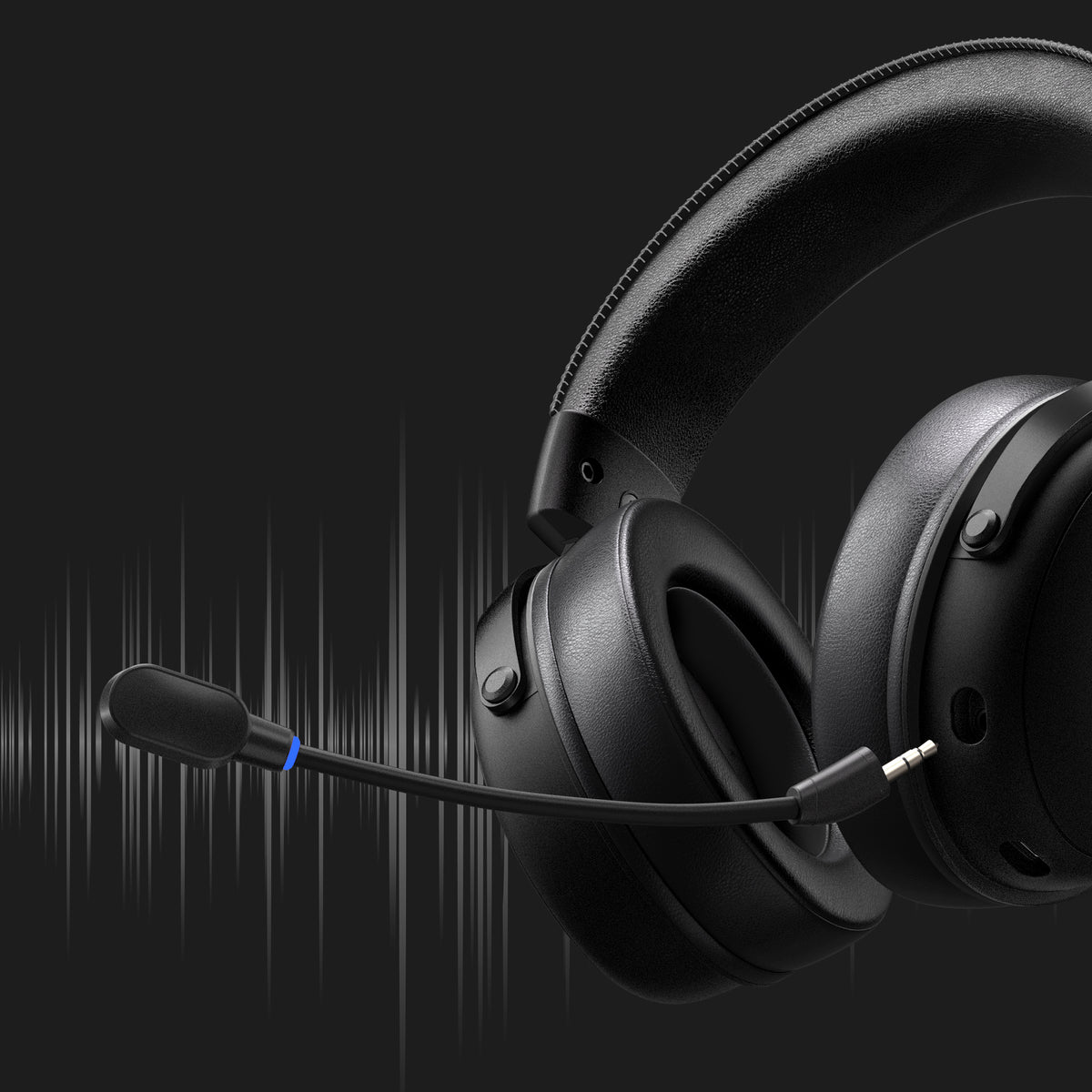 Headset V9 Pro MCHOSE Gamer Rose Red Sem Fio 7.1 Surround 250h BT 2.4G Microfone IA — slide 2
