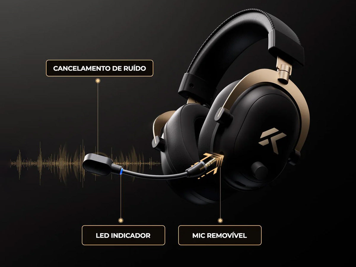Microfone nítido e nível profissional