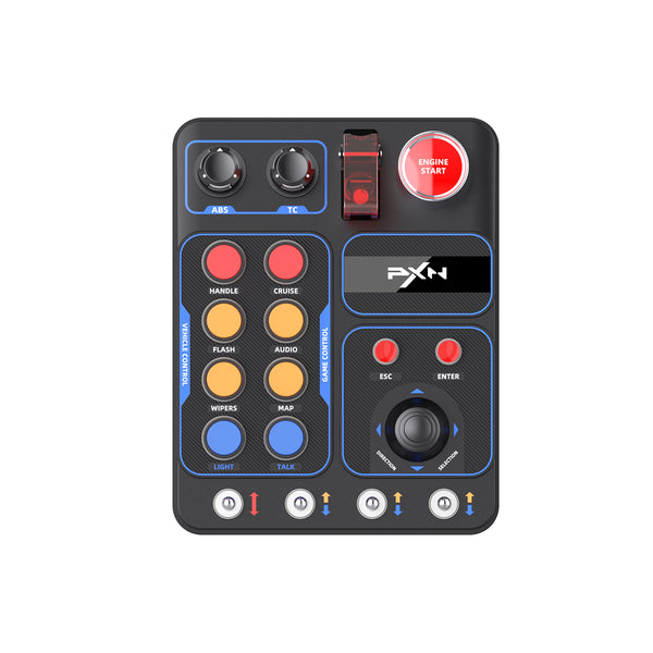 Painel Controle PXN CB1 Simulador Corrida Plug and Play RGB