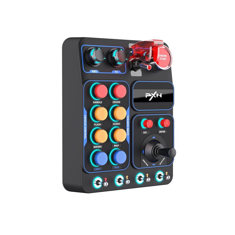 Painel Controle PXN CB1 Simulador Corrida Plug and Play RGB