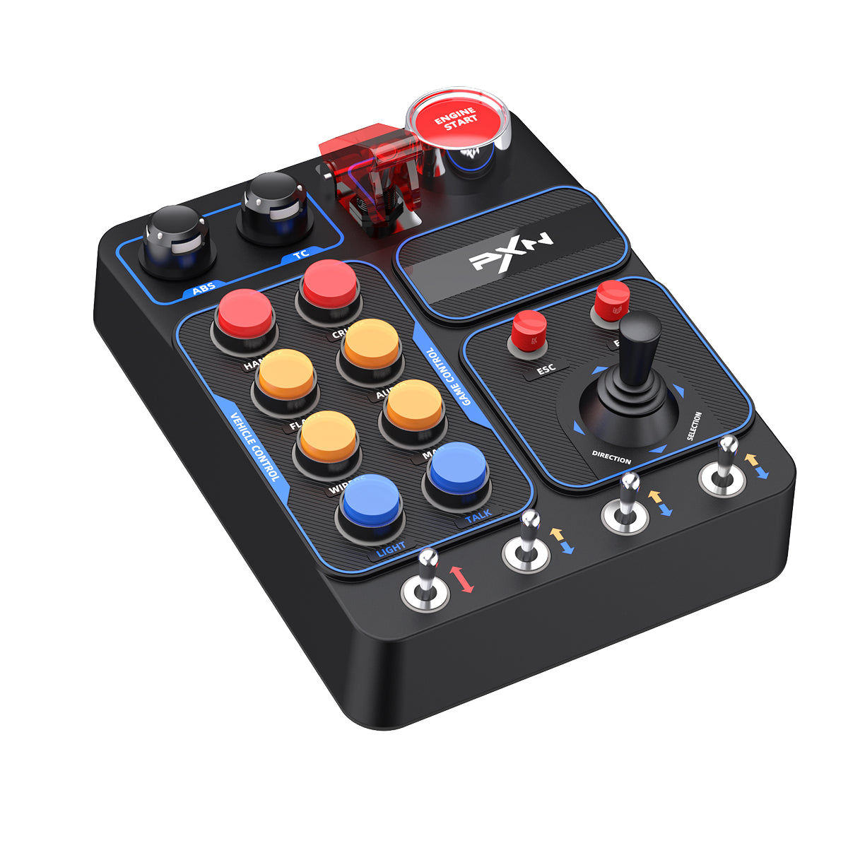 Painel Controle PXN CB1 Simulador Corrida Plug and Play RGB