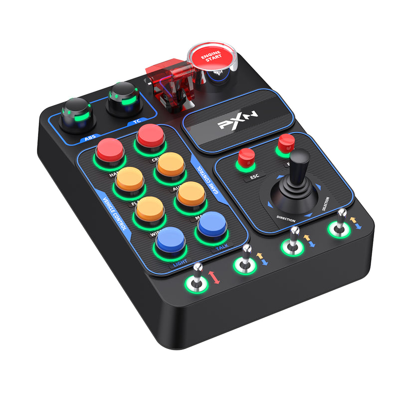 Painel Controle PXN CB1 Simulador Corrida Plug and Play RGB