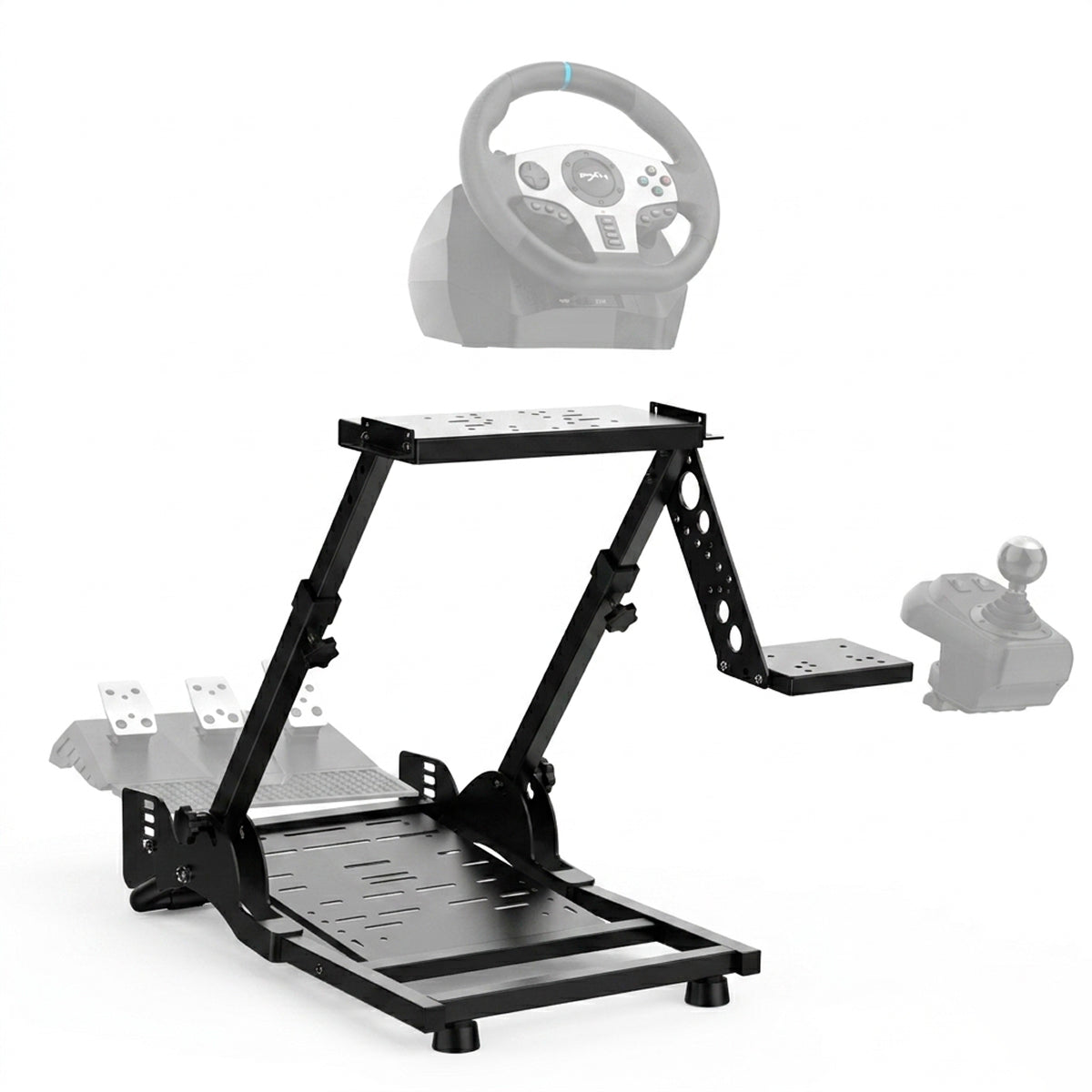 Suporte para Joystick Mesa Cockpit PXN A10 Volante Gamer Simulador