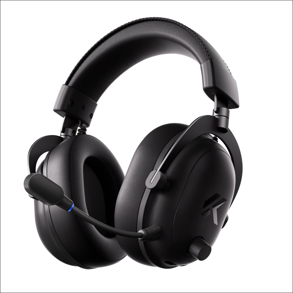 Headset Gamer MCHOSE V9 Turbo Preto 200h Bateria Base Magnética RGB Wireless