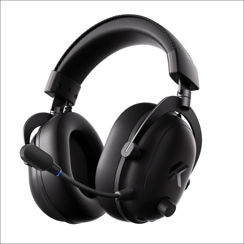 Headset Gamer MCHOSE V9 Turbo Preto 200h Bateria Base Magnética RGB Wireless