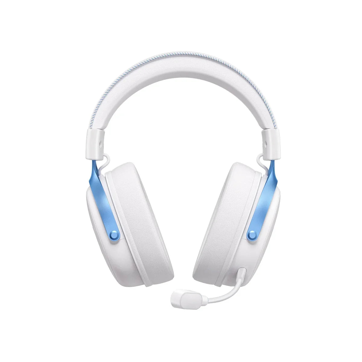 Headset V9 Pro MCHOSE Gamer Sky White Sem Fio 7.1 Surround 250h BT 2.4G Microfone IA