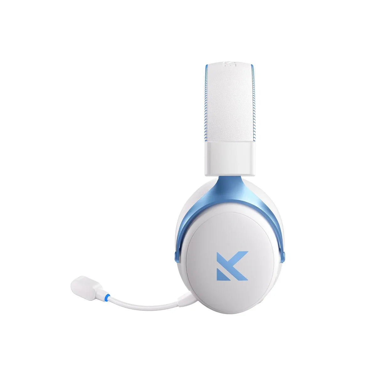 Headset V9 Pro MCHOSE Gamer Sky White Sem Fio 7.1 Surround 250h BT 2.4G Microfone IA
