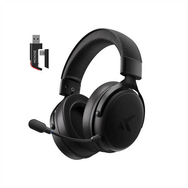 Headset Gamer MCHOSE V9 Pro Preto Tri-mode, C-Media 7.1 FPS e Microfone com IA