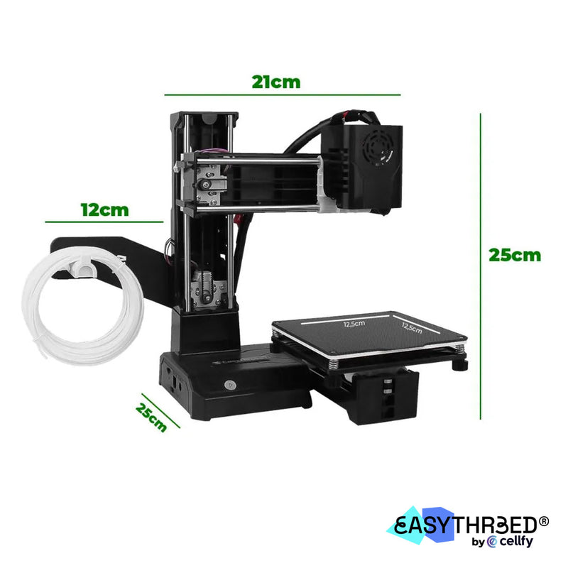 Impressora 3d Mini K9 Easythreed - Cartão Tf Filamentos Pla/tpu Bivolt - Fácil de Montar - ED-K9