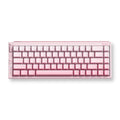 Teclado Gamer MCHOSE Ace 68 Turbo Rosa Light Hall Effect 65% Light Bar Dinâmico