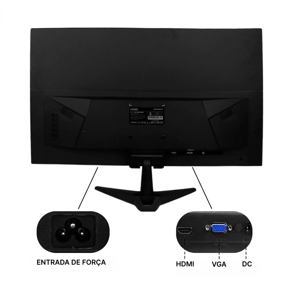 Monitor Gamer 22 Polegadas 60Hz Reduz Luz Azul HDMI VGA - KZ-M2200