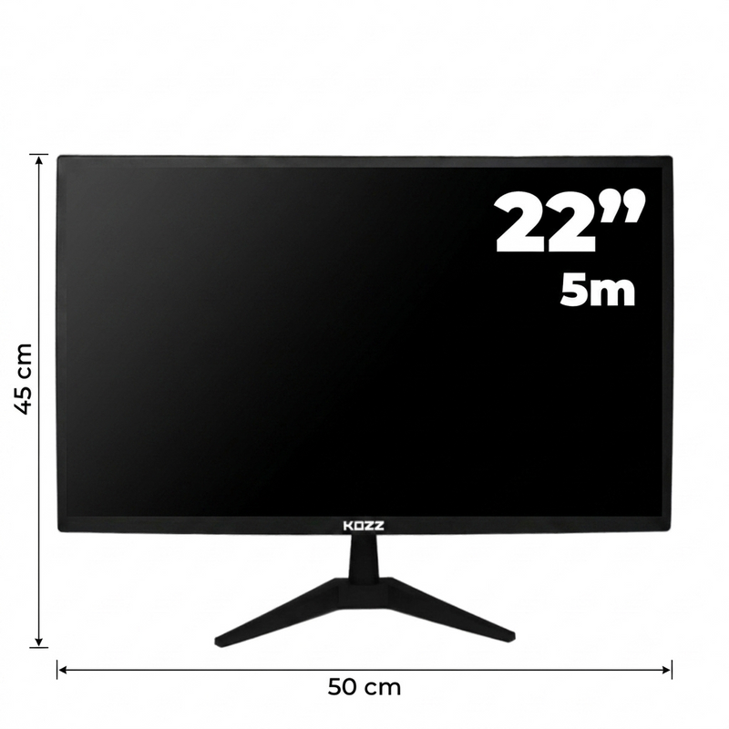 Monitor Gamer 22 Polegadas 60Hz Reduz Luz Azul HDMI VGA - KZ-M2200