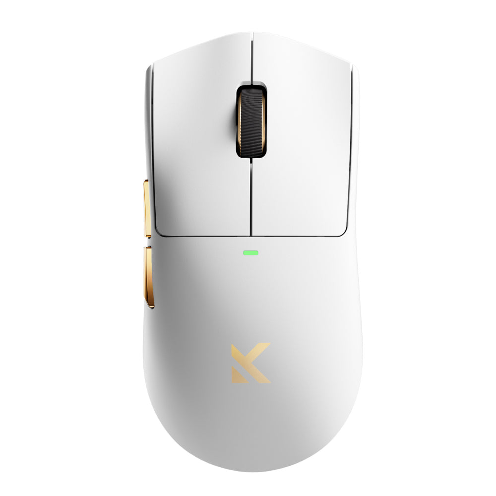 Mouse Gamer MCHOSE K7 Ultra Branco 59g Sensor PAW3950 Dock Magnética
