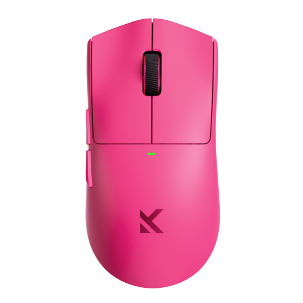 Mouse Gamer MCHOSE K7 Ultra Rosa 59g Sensor PAW3950 Dock Magnética