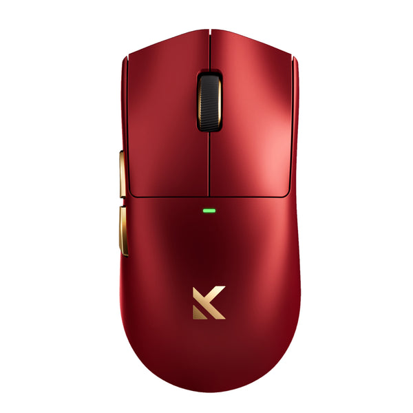 Mouse Gamer MCHOSE K7 Ultra Vermelho 59g Sensor PAW3950 Dock Magnética