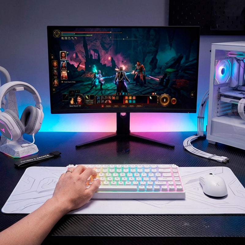 Kit MCHOSE Ace 68 e Mouse A7 V2 Pro: Teclado com Latência de 0,08ms e Mouse Ultraleve
