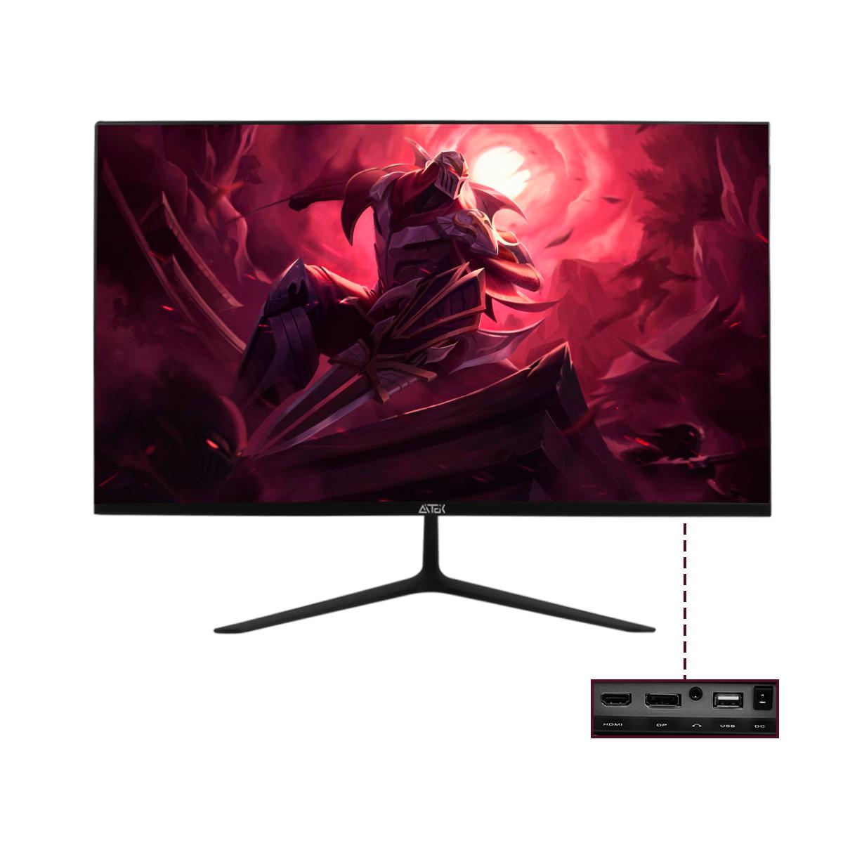 Monitor Gamer Curvo 23,8'' Aitek IPS Full HD 180Hz 1ms HDMI DisplayPort com Áudio Embutido - DELTA-M2412AC