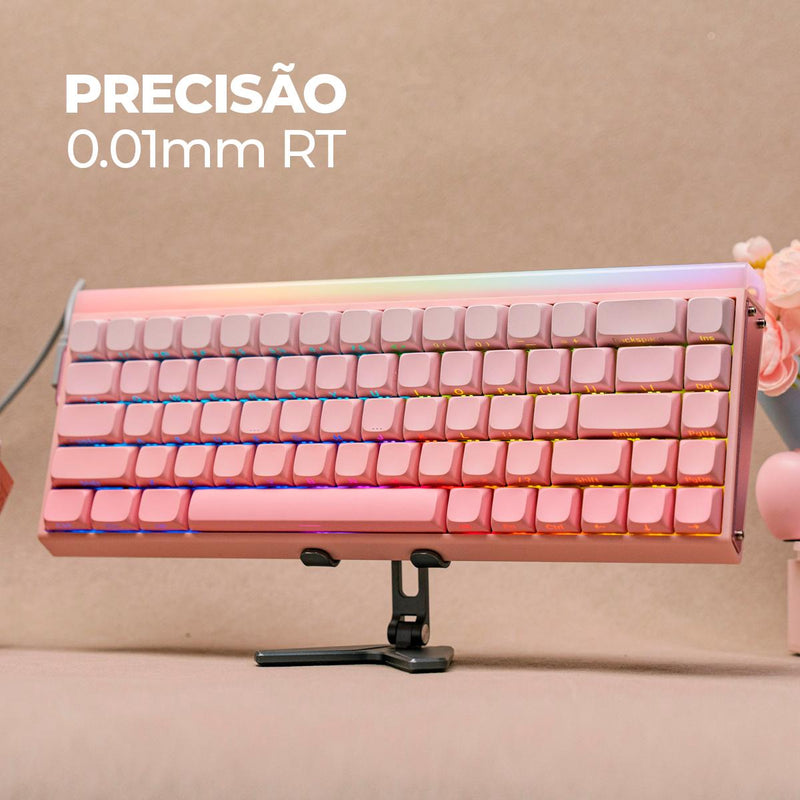 Teclado Gaming Hero68 HE RGB Curso Total de 3,4mm Ajustável