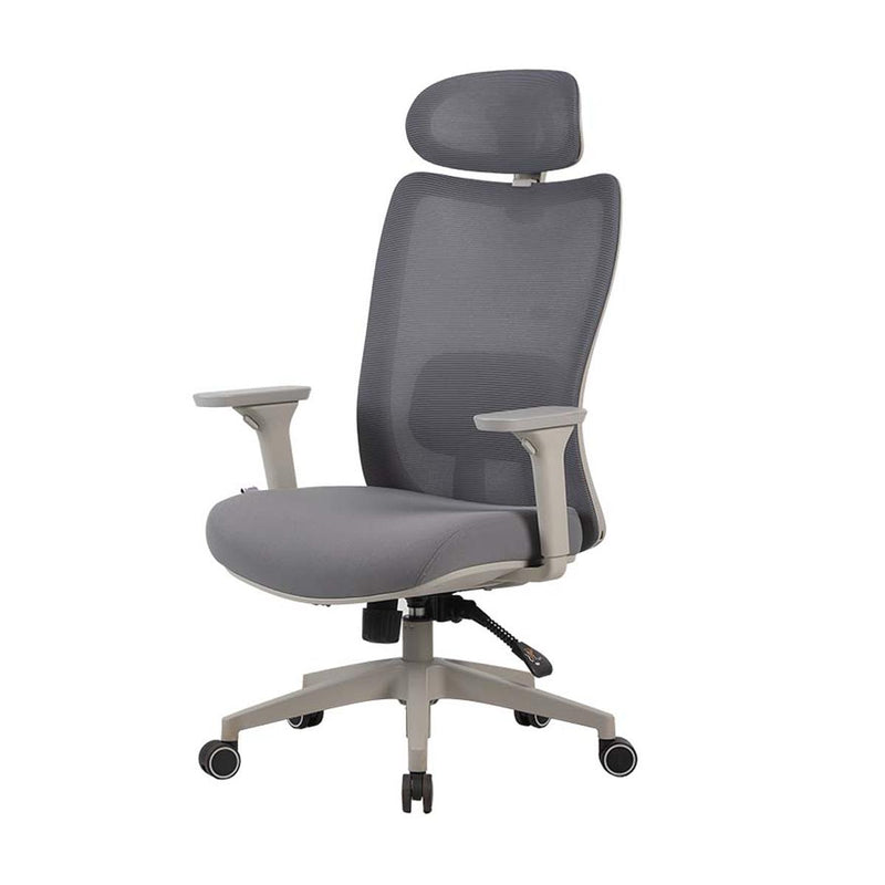 Cadeira Ergonômica Elements Astra Pro Cinza Conforto Premium Ajustável para Home Office e Escritório - ELEM-71466