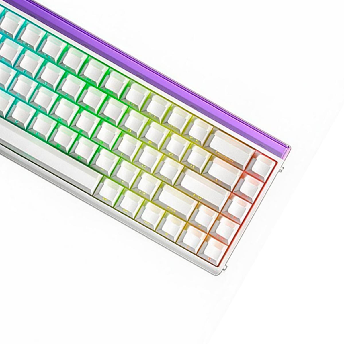 Teclado Gamer 65% AULA Hero68 HE Magnético com Polling 8000Hz e Snap Tap