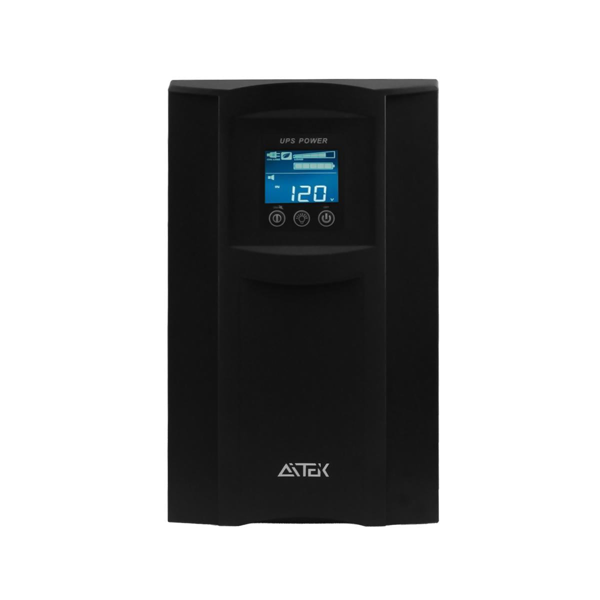 Nobreak 1.2kVA 700W 110V Onda Senoidal Pura UPS Profissional para Servidor e PC - ANB-BE1200P-110V