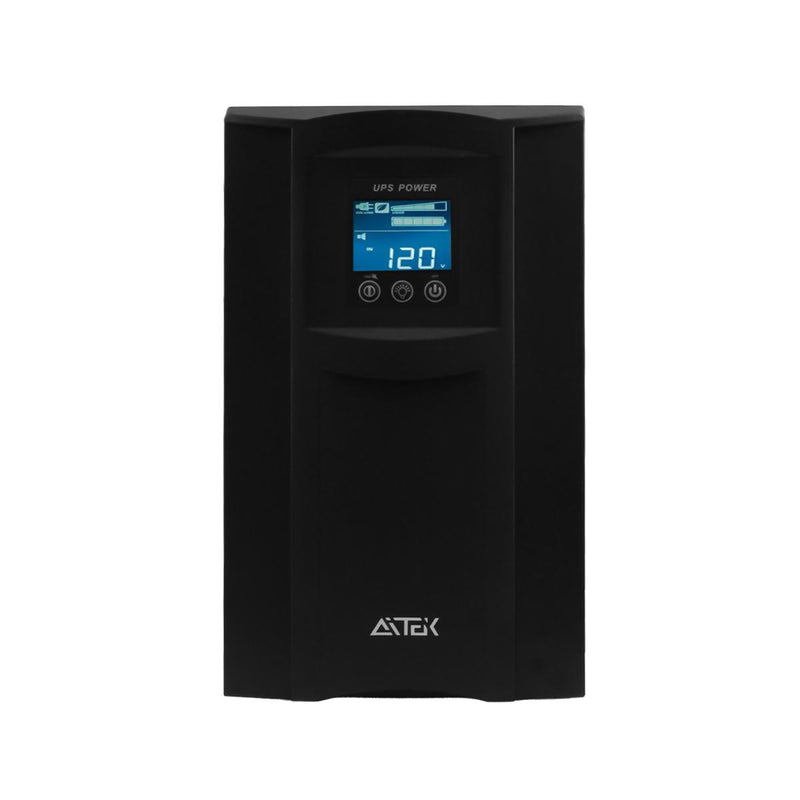 Nobreak 1.2kVA 700W 110V Onda Senoidal Pura UPS Profissional para Servidor e PC - ANB-BE1200P-110V