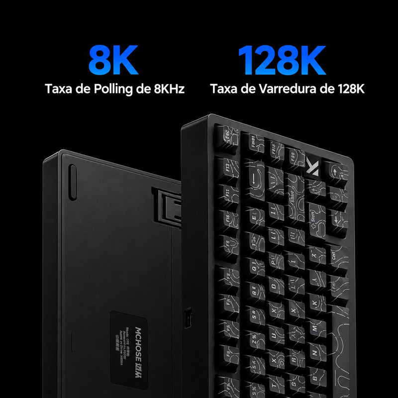 Teclado Rapid Trigger MCHOSE JET 75 Kailh Magnetic God Gamer