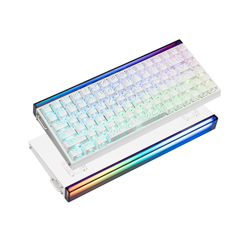 Teclado Mecânico AULA Hero 84 HE 75% RGB Isolamento Acústico