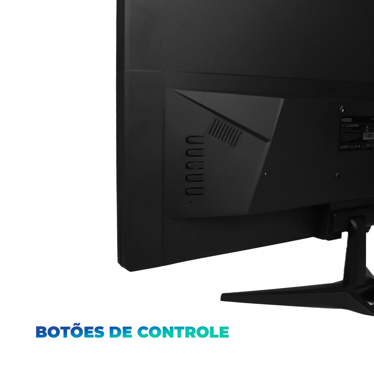 Monitor Gamer 24” Full HD Kozz M2400 - Controle Luz Azul 5ms 60Hz Bivolt