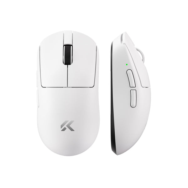 Mouse Gamer MCHOSE A7V2 Pro Branco Sensor PAW3395 26000 DPI 8K Polling