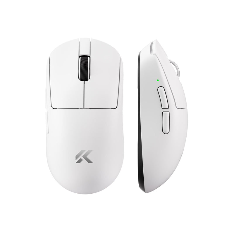 Mouse Gamer MCHOSE A7V2 Pro Branco Sensor PAW3395 26000 DPI 8K Polling